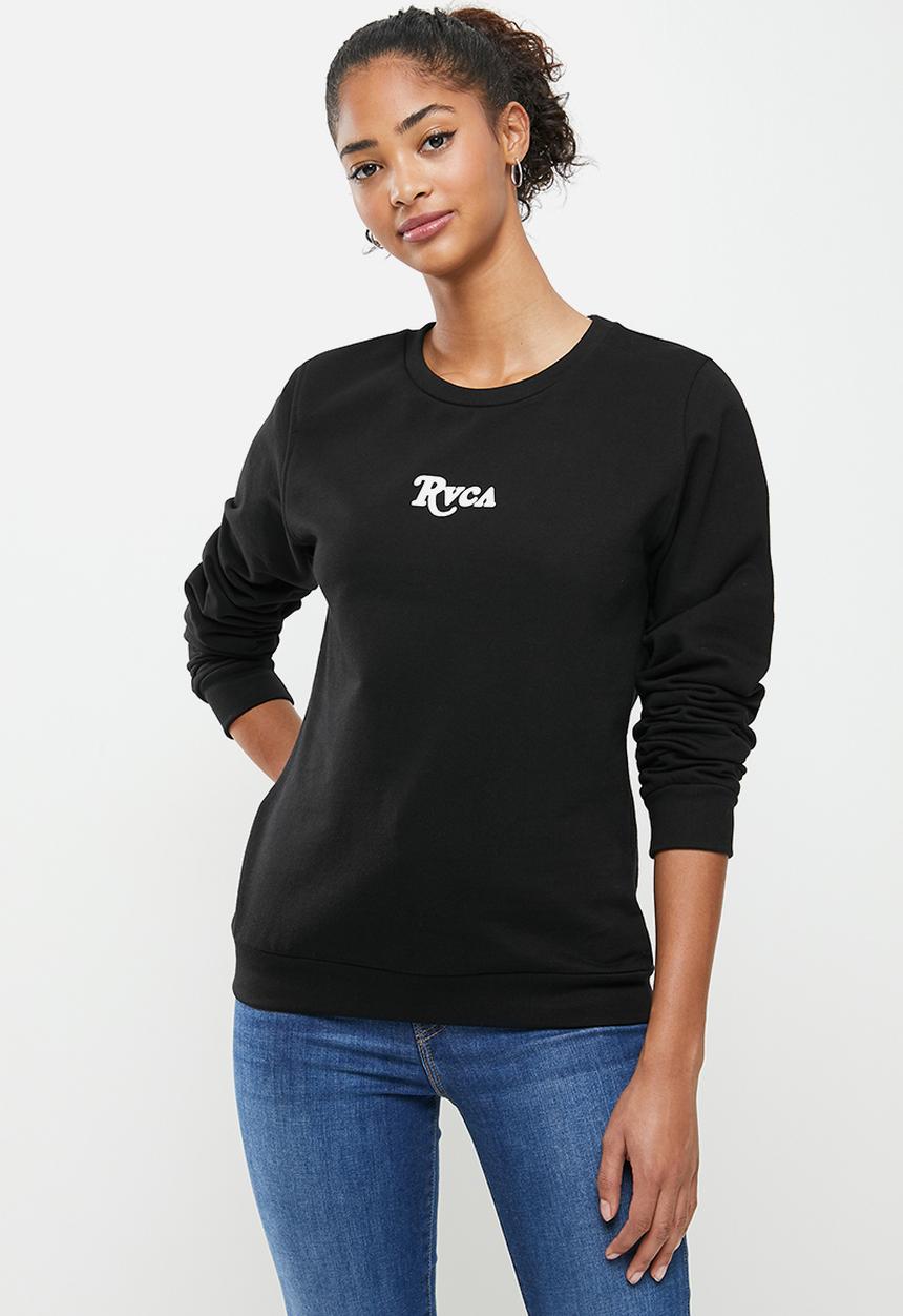 RVCA - Rvca cracked pullover crew - black
