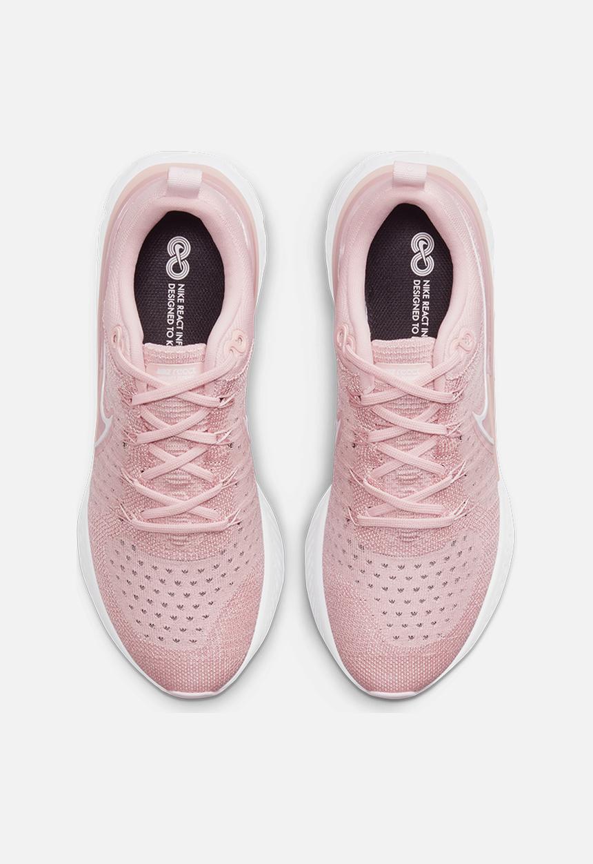Nike - React infinity run flyknit 2 - pink glaze/white-pink foam