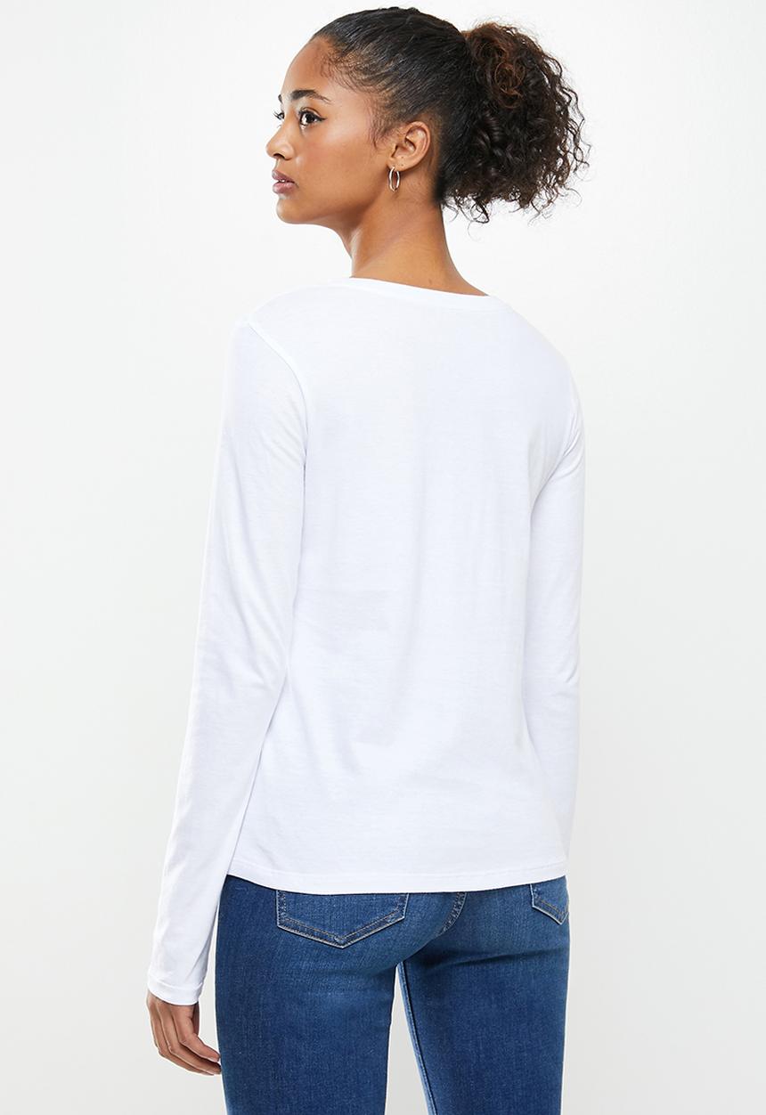 RVCA - Big rvca long sleeve tee - white
