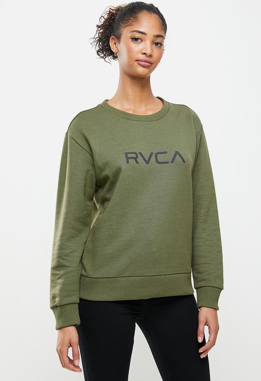 RVCA - Big rvca pullover crew fleece - olive