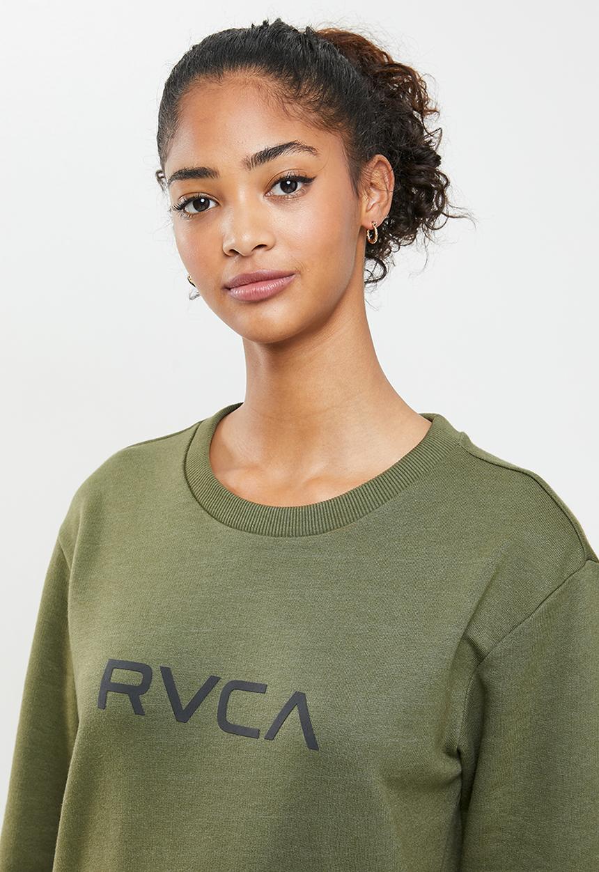 RVCA - Big rvca pullover crew fleece - olive