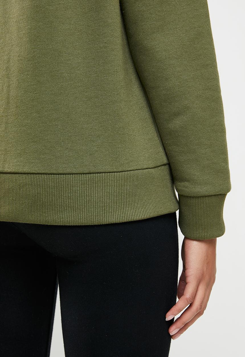 RVCA - Big rvca pullover crew fleece - olive