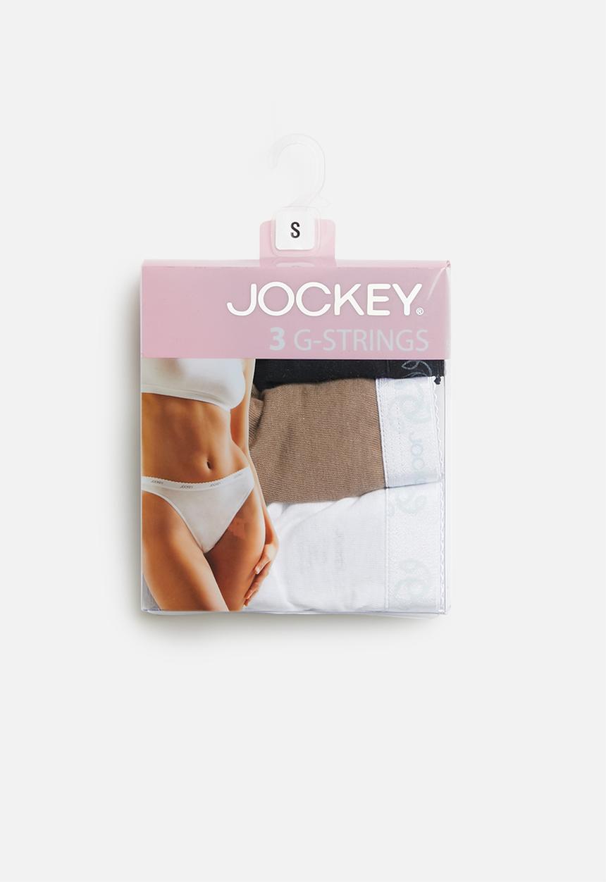 Jockey - 3-pack plain g-string - multi
