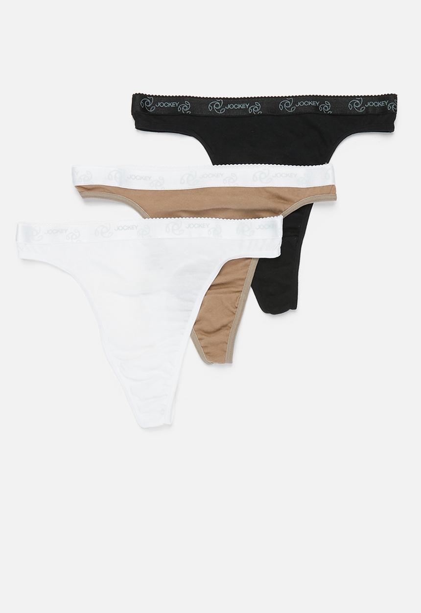 Jockey - 3-pack plain g-string - multi