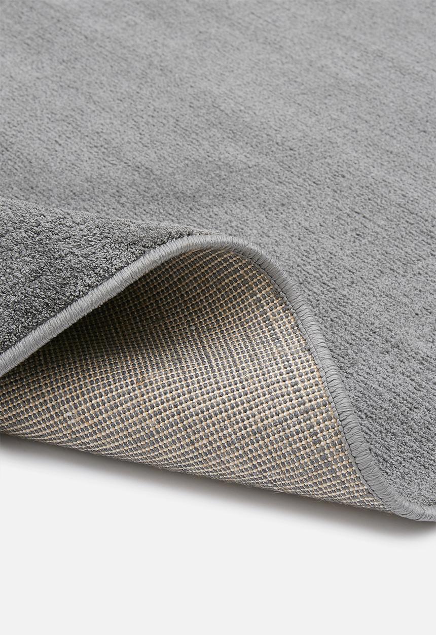 Sixth Floor - Silky micro polyester rug - grey