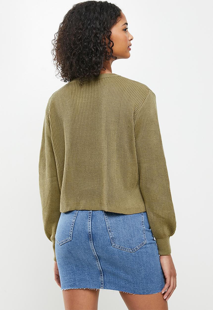 Blake - Boxy pullover - khaki