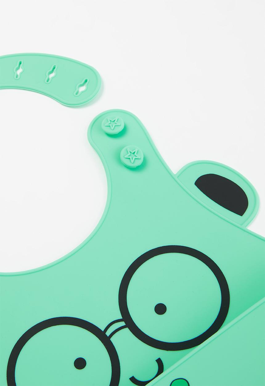 Pop Candy - Silicone bib - blue