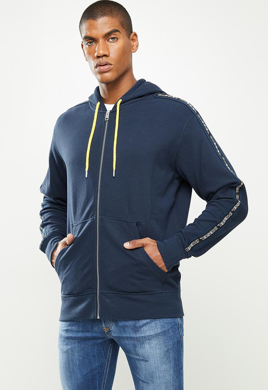 Diesel  - Umlt-brandon-z hoodie - navy