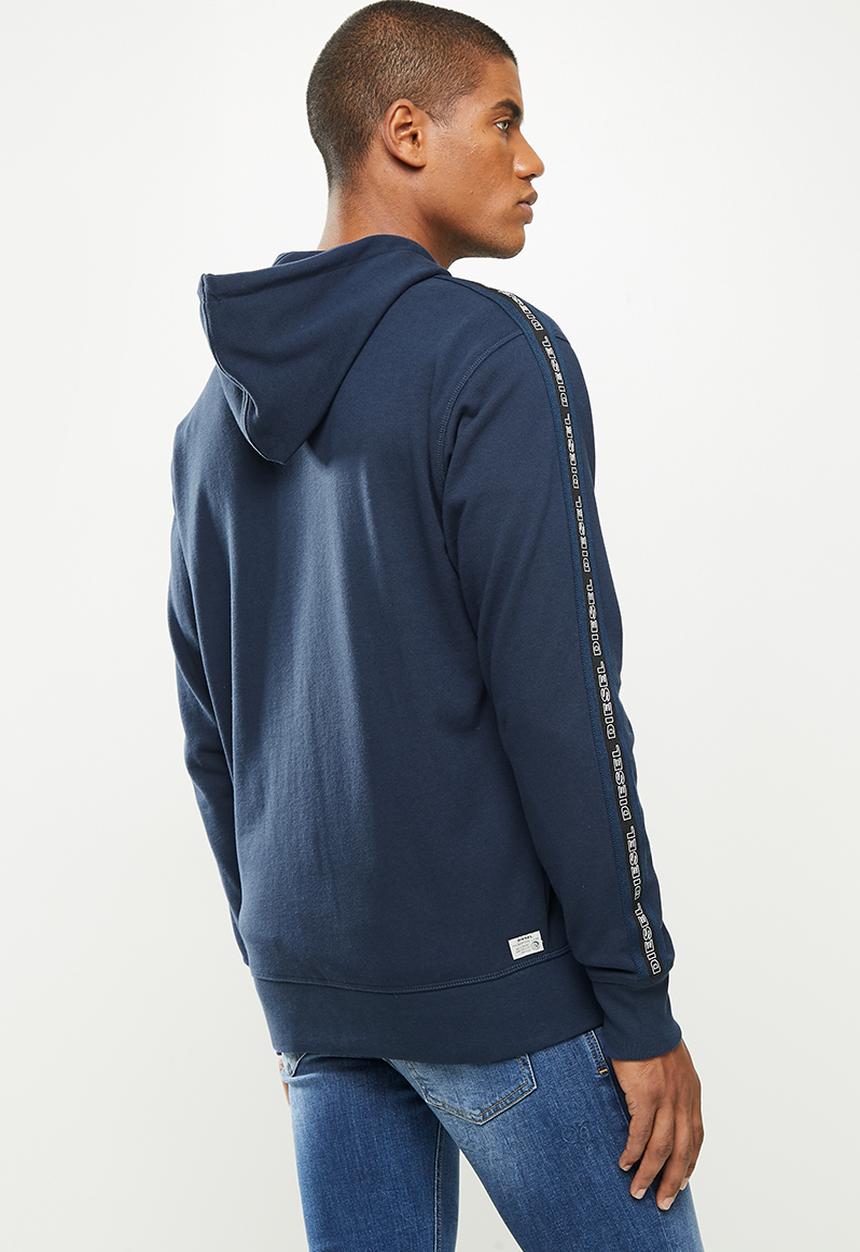 Diesel  - Umlt-brandon-z hoodie - navy
