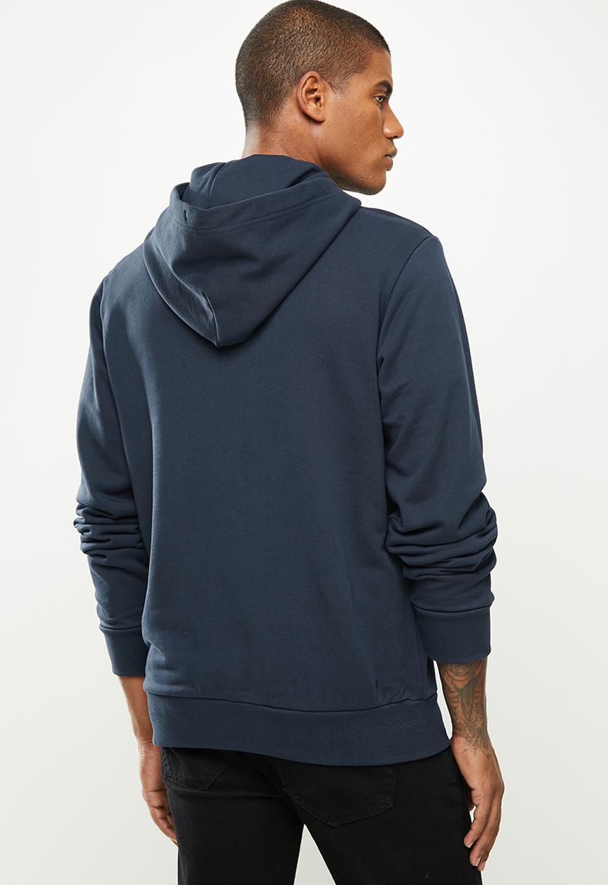 Diesel  - S-gir-hood-division-logo sweat-shirt- navy