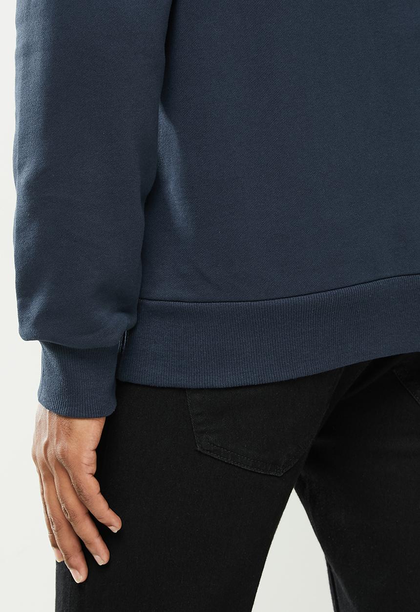 Diesel  - S-gir-hood-division-logo sweat-shirt- navy