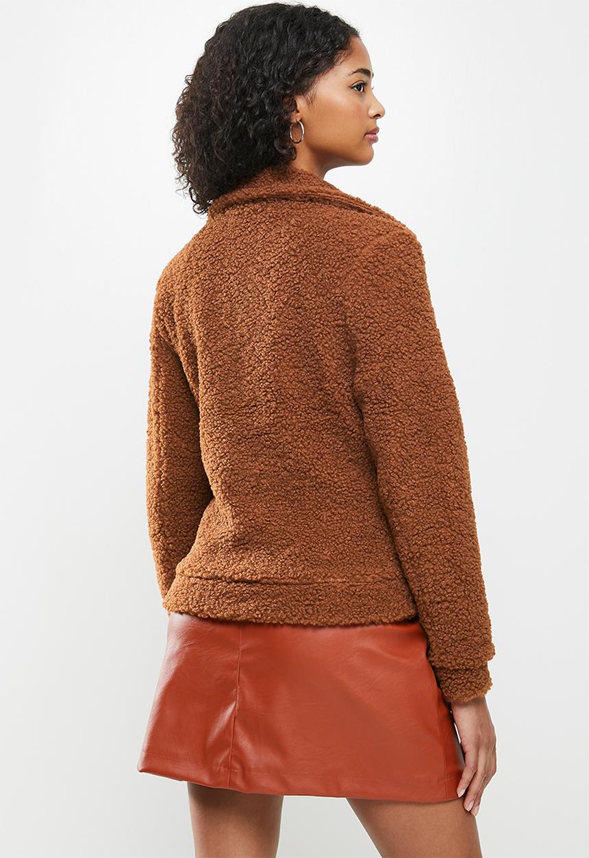 Blake - Teddy jacket - rust