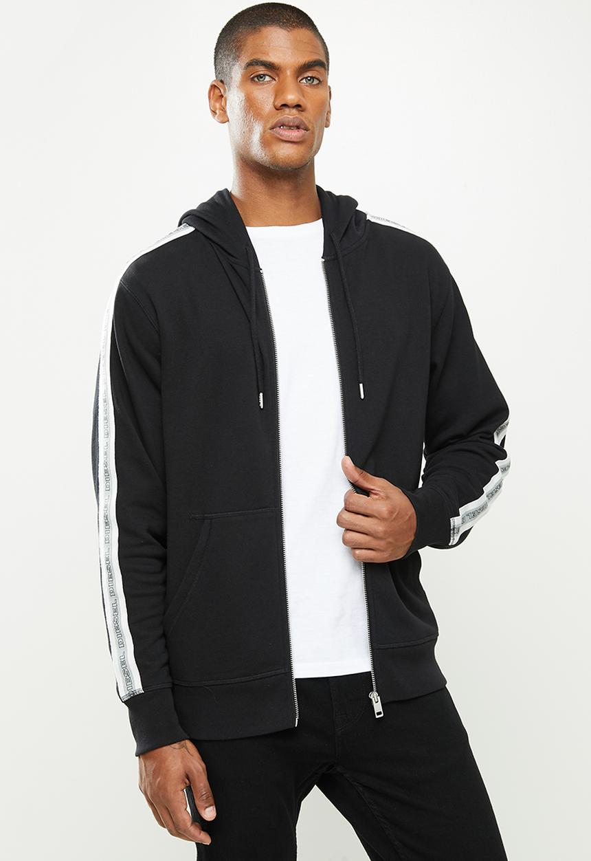 Diesel  - Umlt-brandon-z hoodie - black