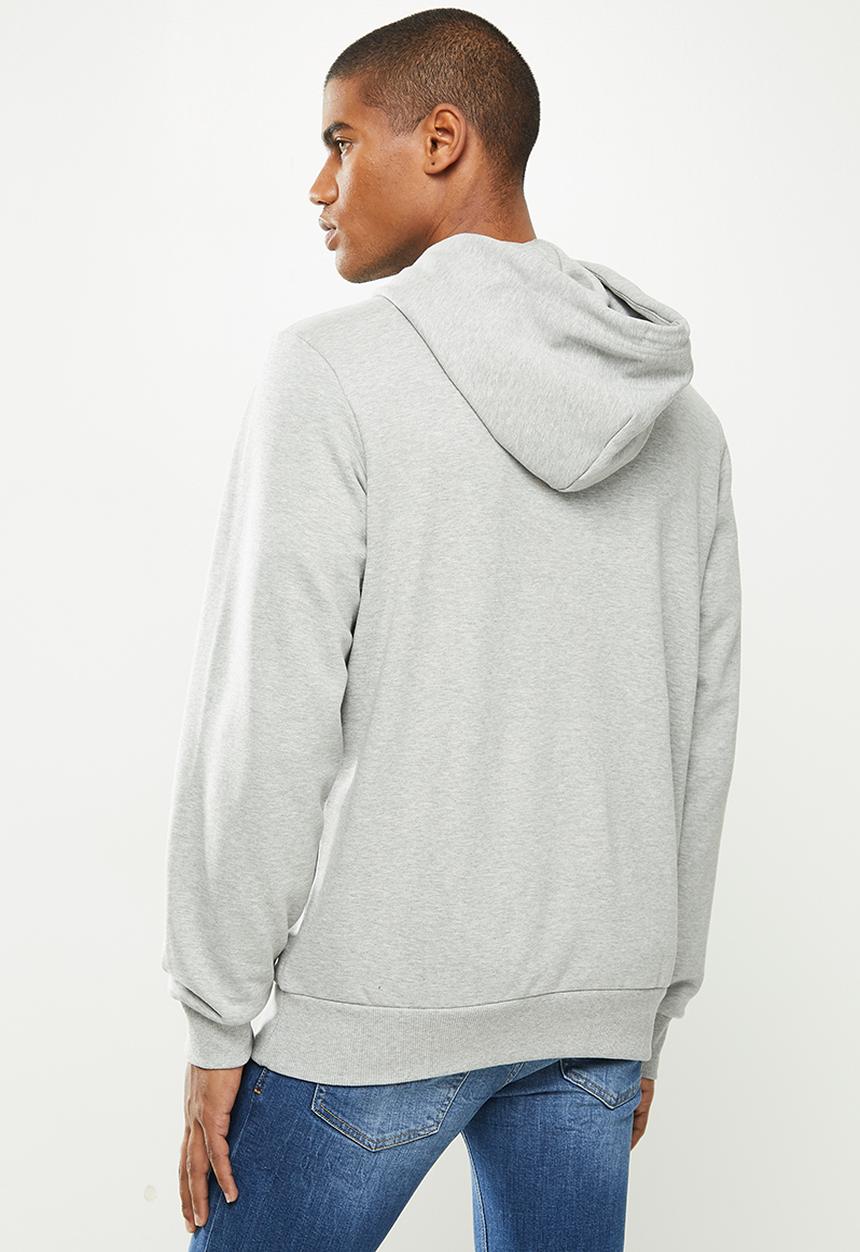 Diesel  - S-gir-hood-division-logo hoodie - grey