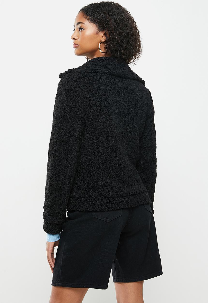 Blake - Teddy jacket - black