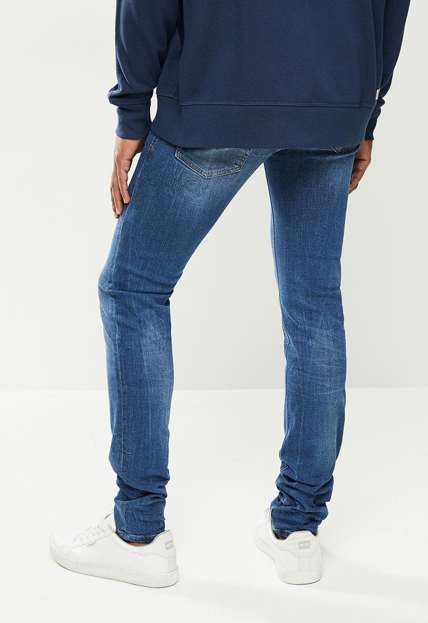 Diesel  - Sleenker-x l.32 trousers- mid blue
