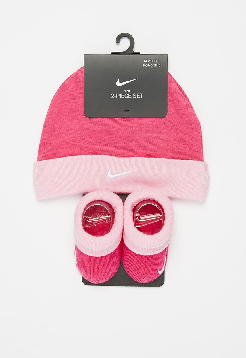 Nike - Nhn simple swoosh hat & bootie - pink