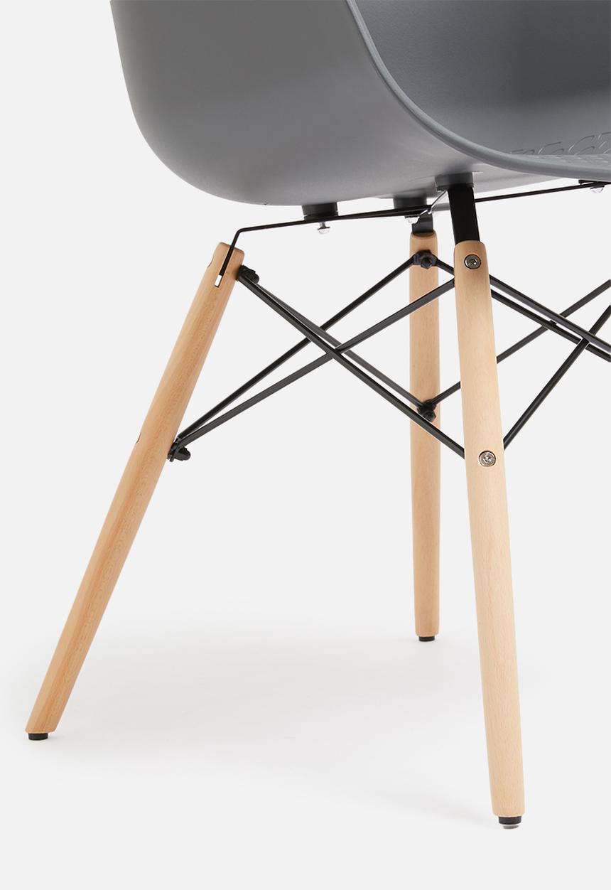 Sixth Floor - Bea chair - charcoal