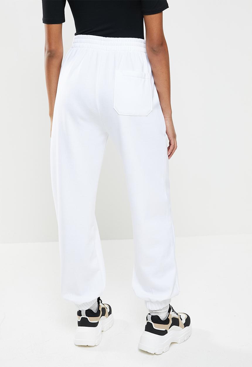 Blake - Slouch jogger - white