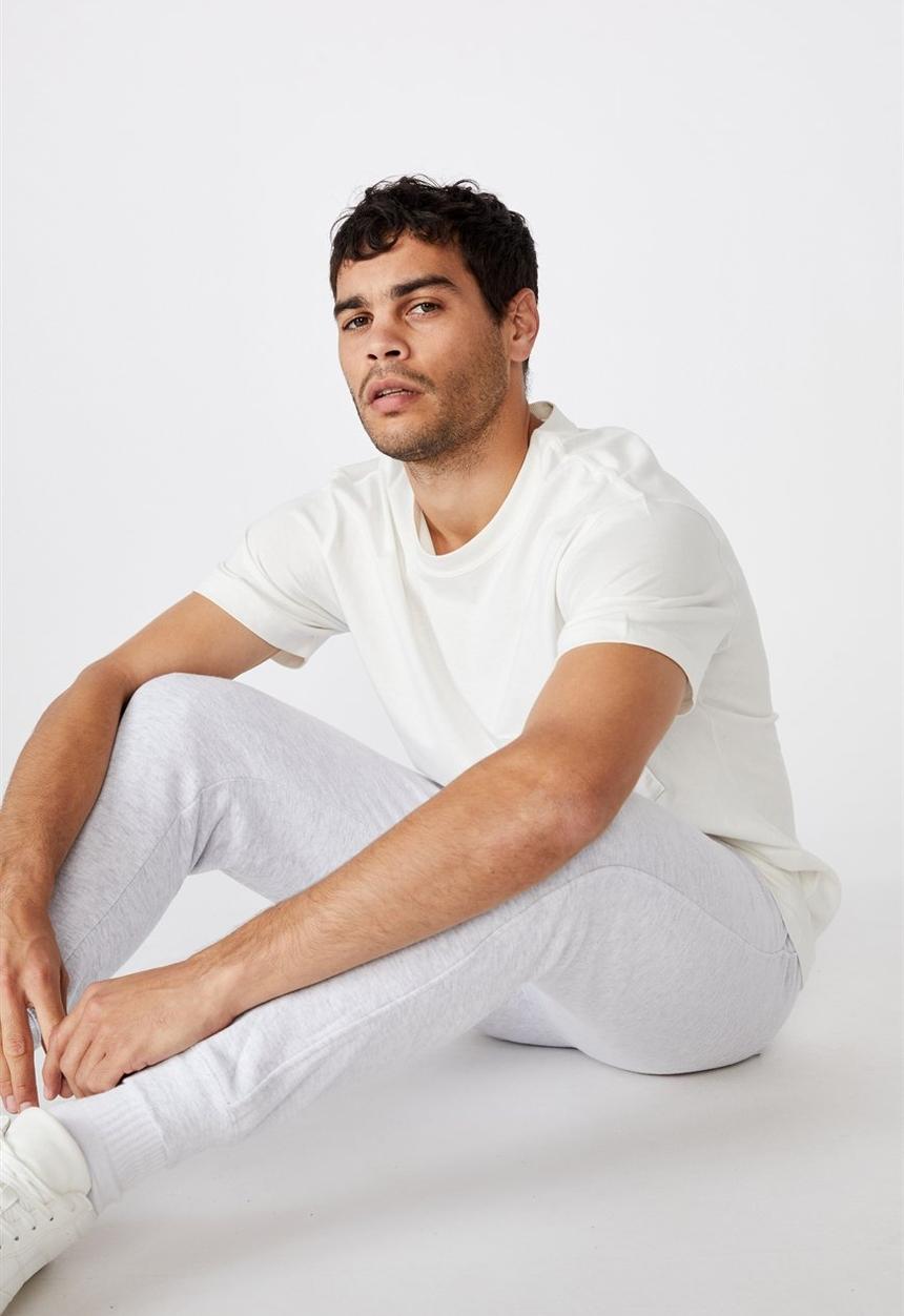Cotton On - Trippy slim trackie - athletic marle