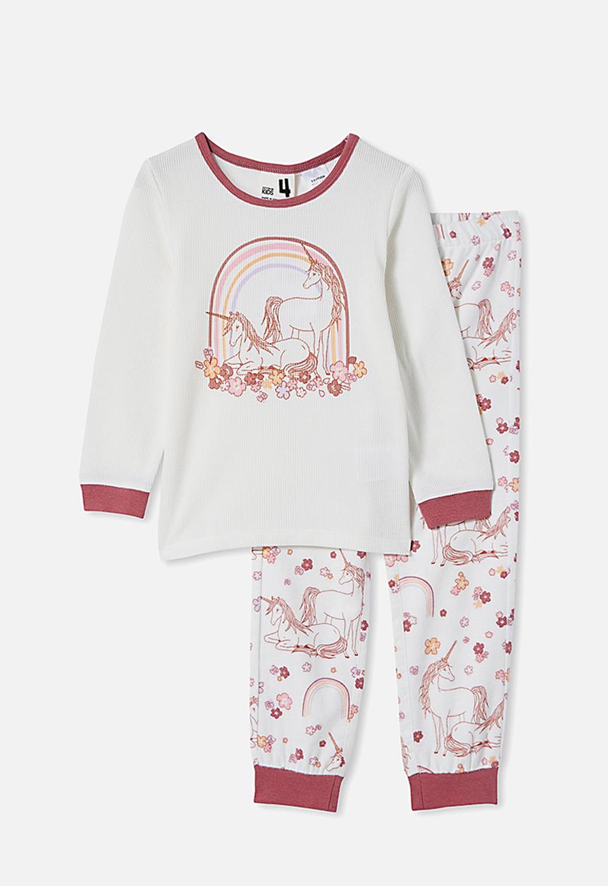 Cotton On - Edith long sleeve pyjama set - vanilla