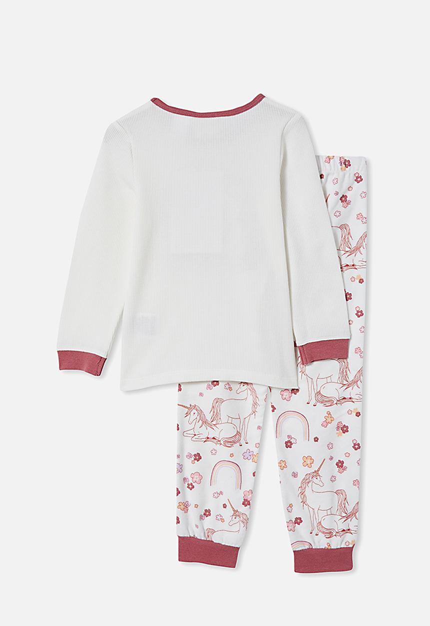 Cotton On - Edith long sleeve pyjama set - vanilla