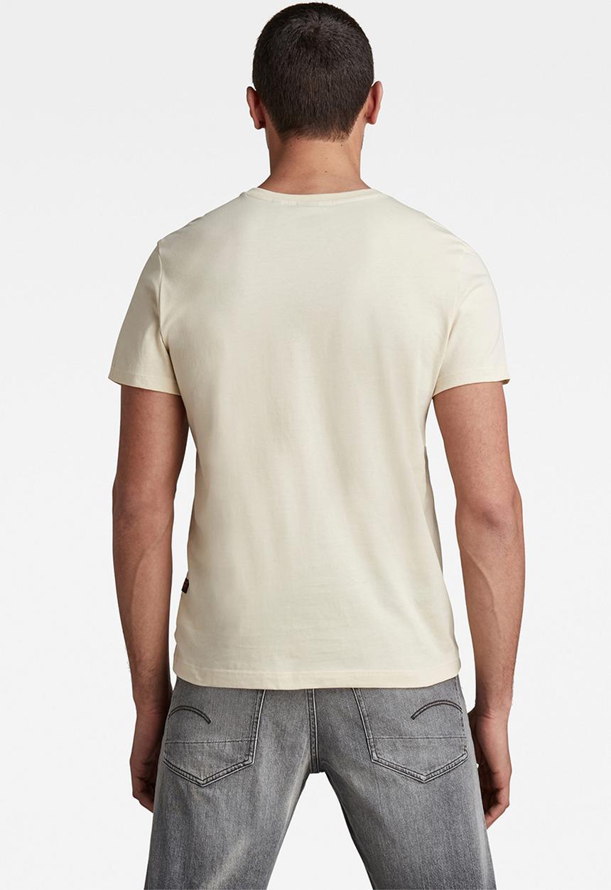 G-STAR - Base-S v-neck short sleeve - ecru