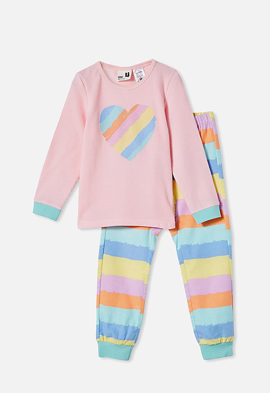 Cotton On - Edith long sleeve pyjama set - pink