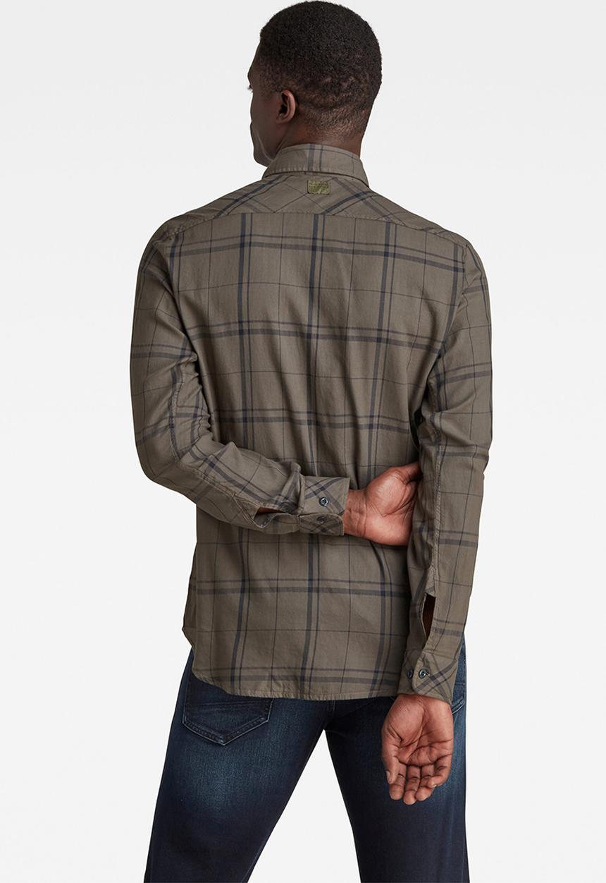 G-STAR - Marine service slim long sleeve shirt - dark grey 