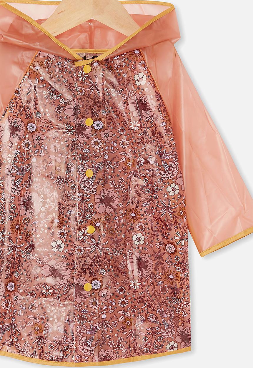 Cotton On - Cloudburst raincoat - chutney garden floral