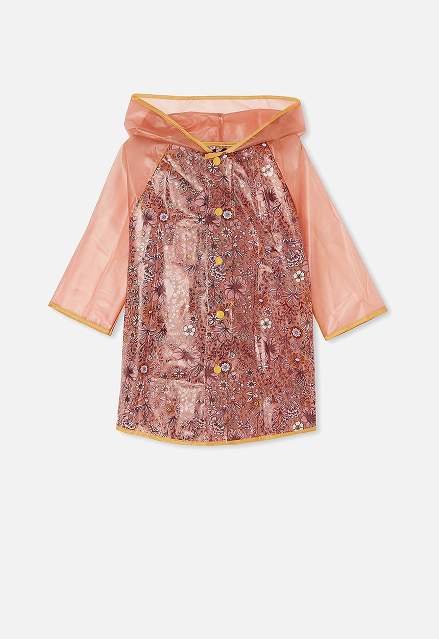 Cotton On - Cloudburst raincoat - chutney garden floral