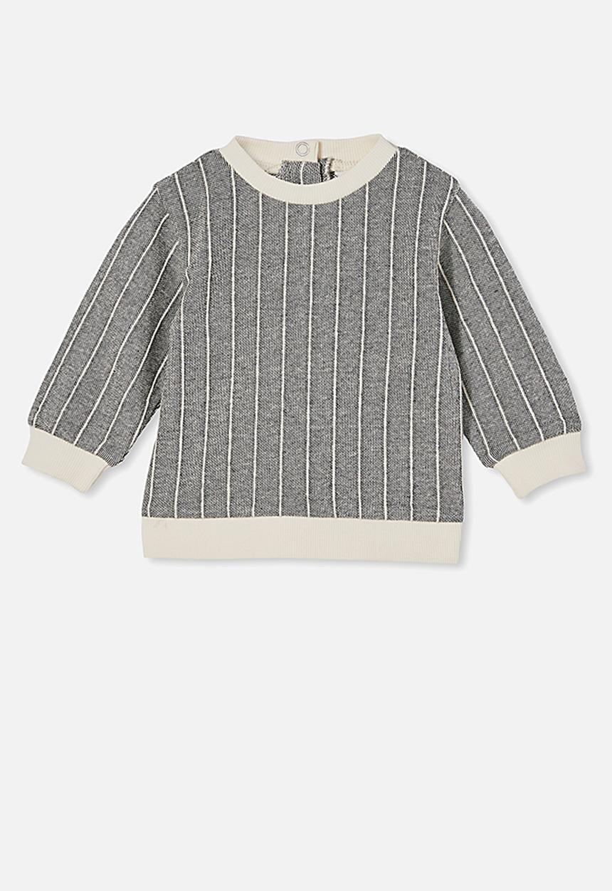 Cotton On - Billie sweater - charcoal stripe