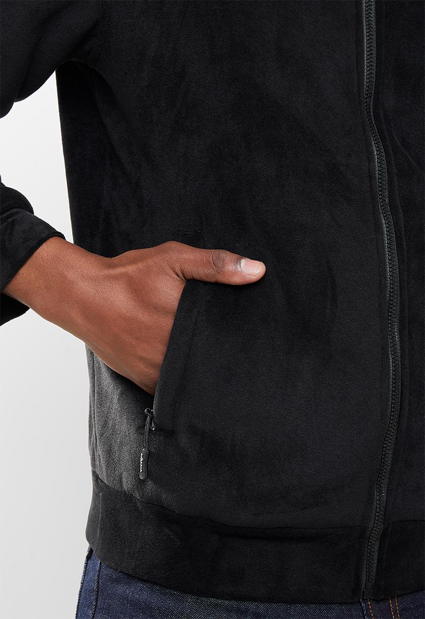 STYLE REPUBLIC - Sherpa lined hooded jacket - black