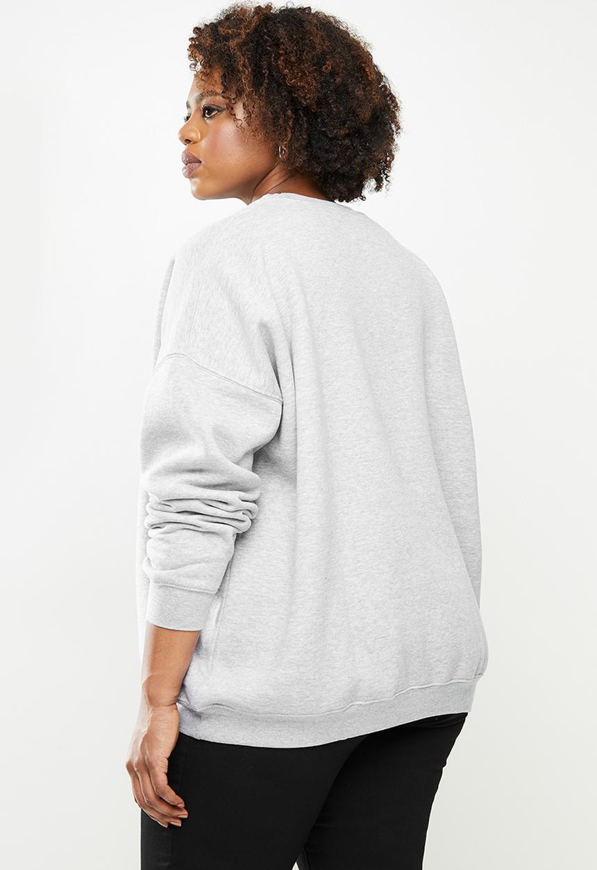 Missguided - Plus basic sweat - grey