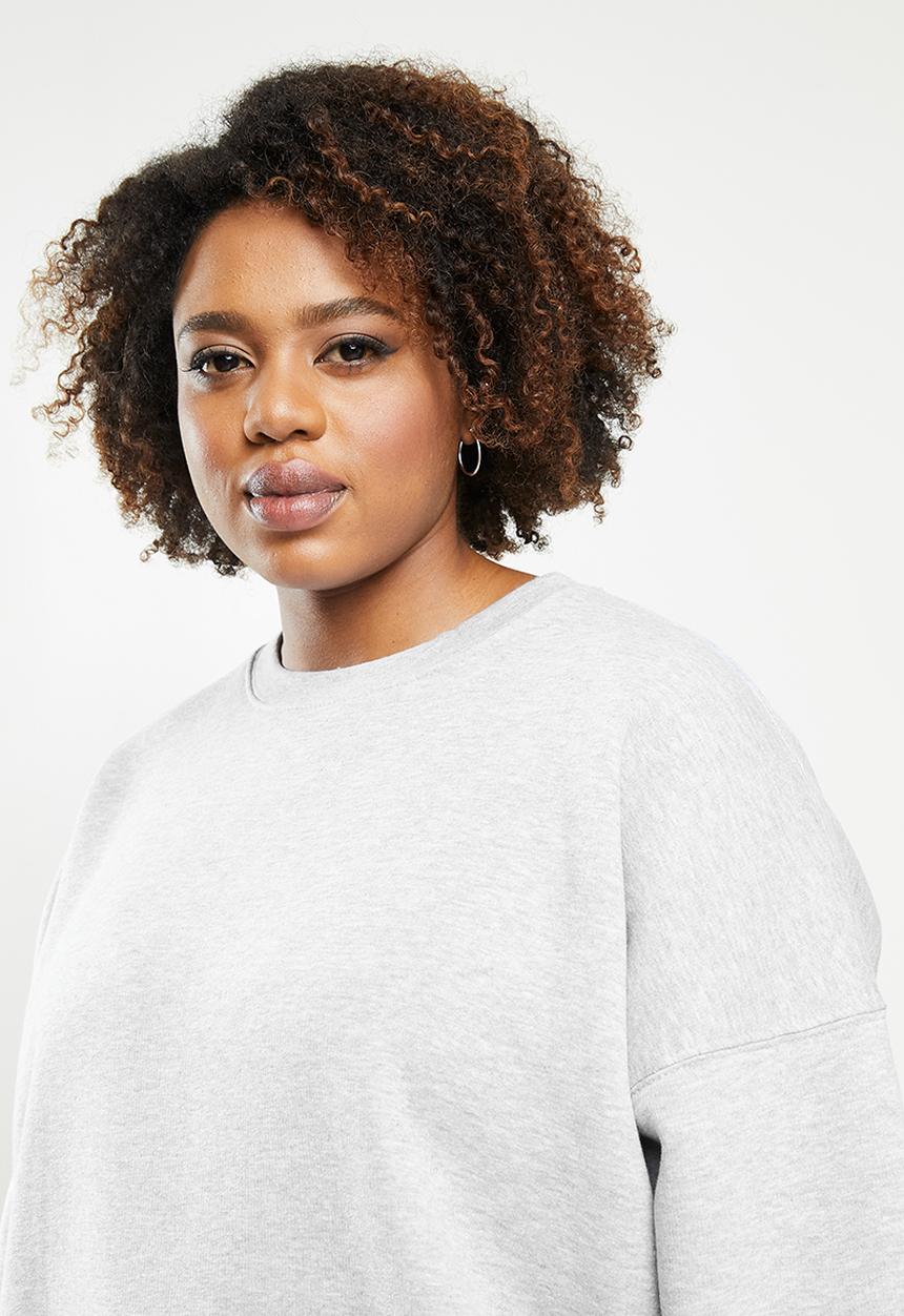 Missguided - Plus basic sweat - grey