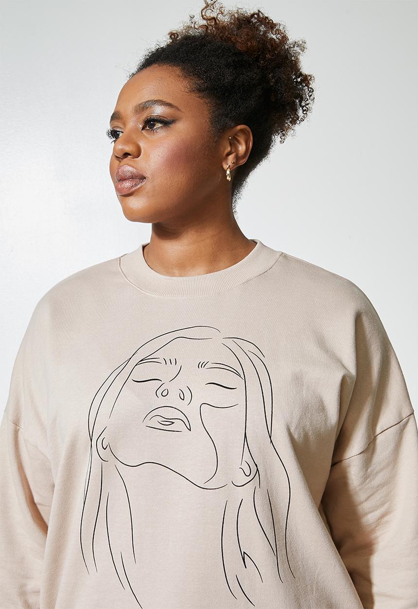 Superbalist - Graphic sweat - neutral