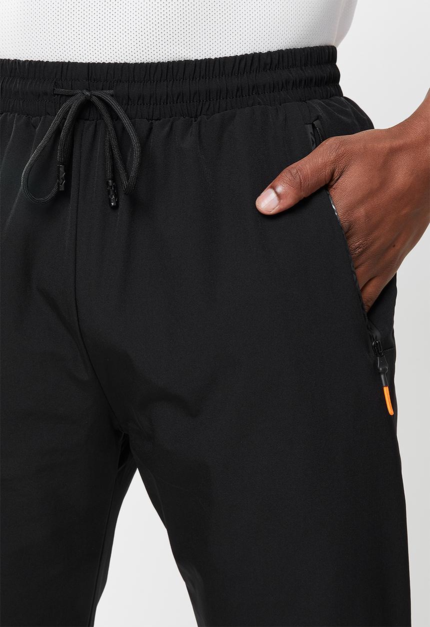 STYLE REPUBLIC - Nylon trackpant - black