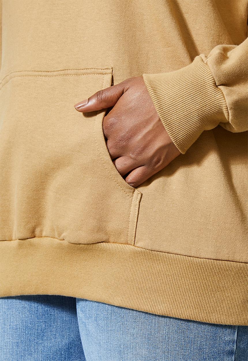 Superbalist - Longline hoodie - brown
