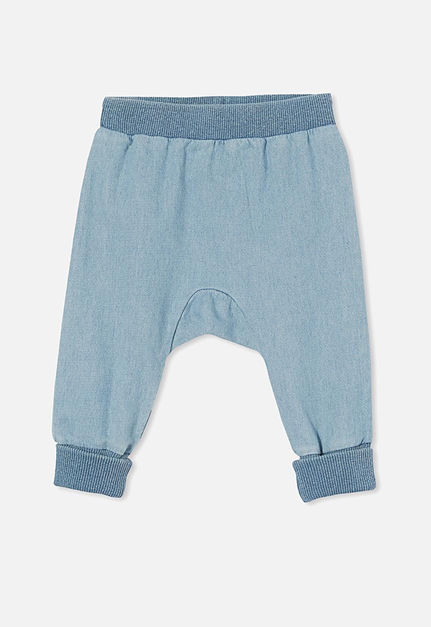 Cotton On - Charlie trackpant - light blue denim wash