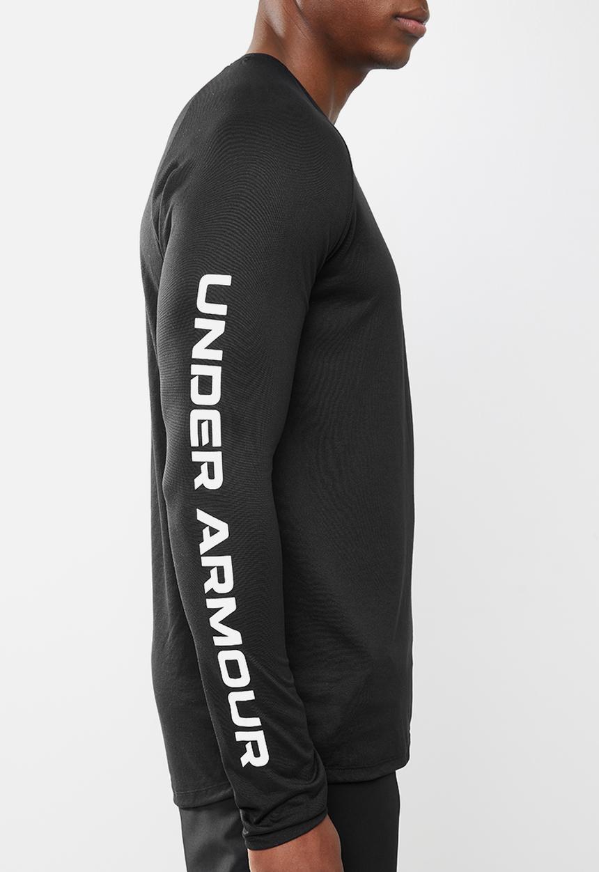 Under Armour - Ua tech triple logo long sleeve - black