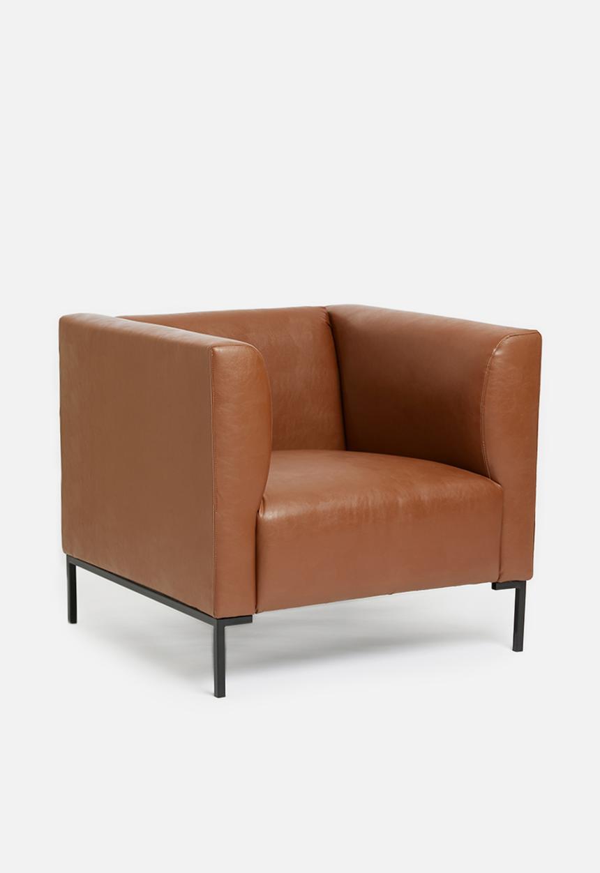 Sixth Floor - Aiden single seater - Tan PU