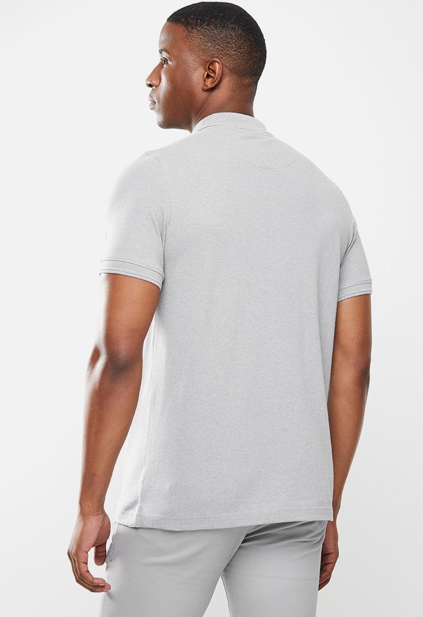Original Penguin - Raised rib polo - rain heather