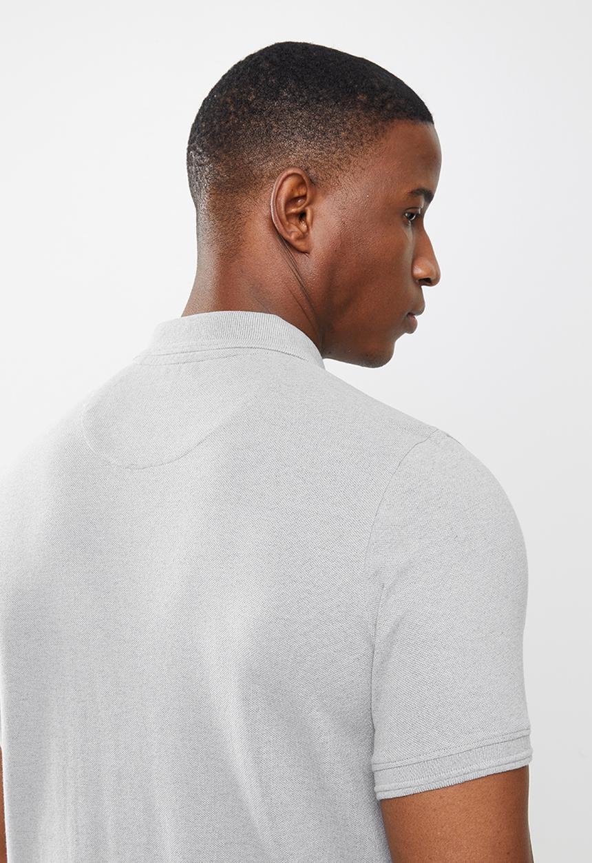 Original Penguin - Raised rib polo - rain heather