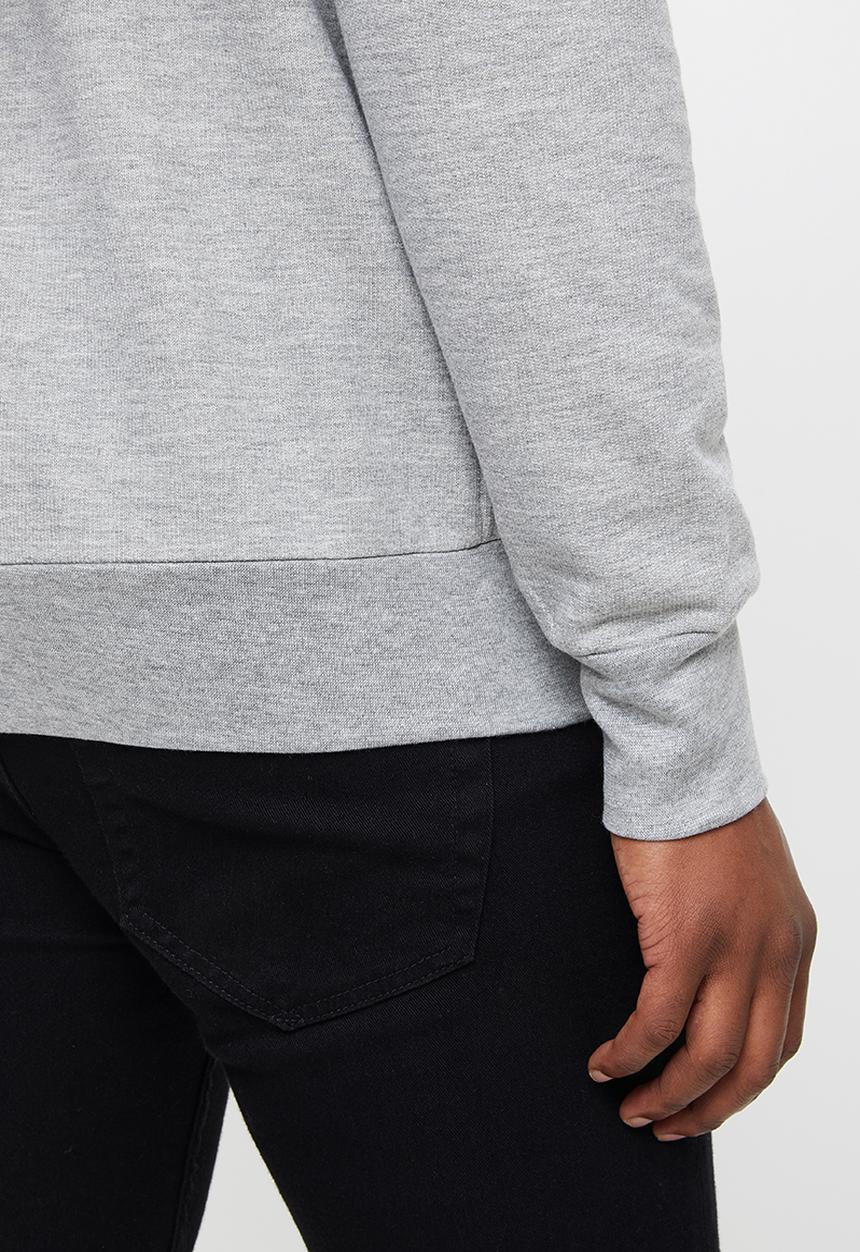 Original Penguin - Long sleeve sticker Pete fleece - rain heather