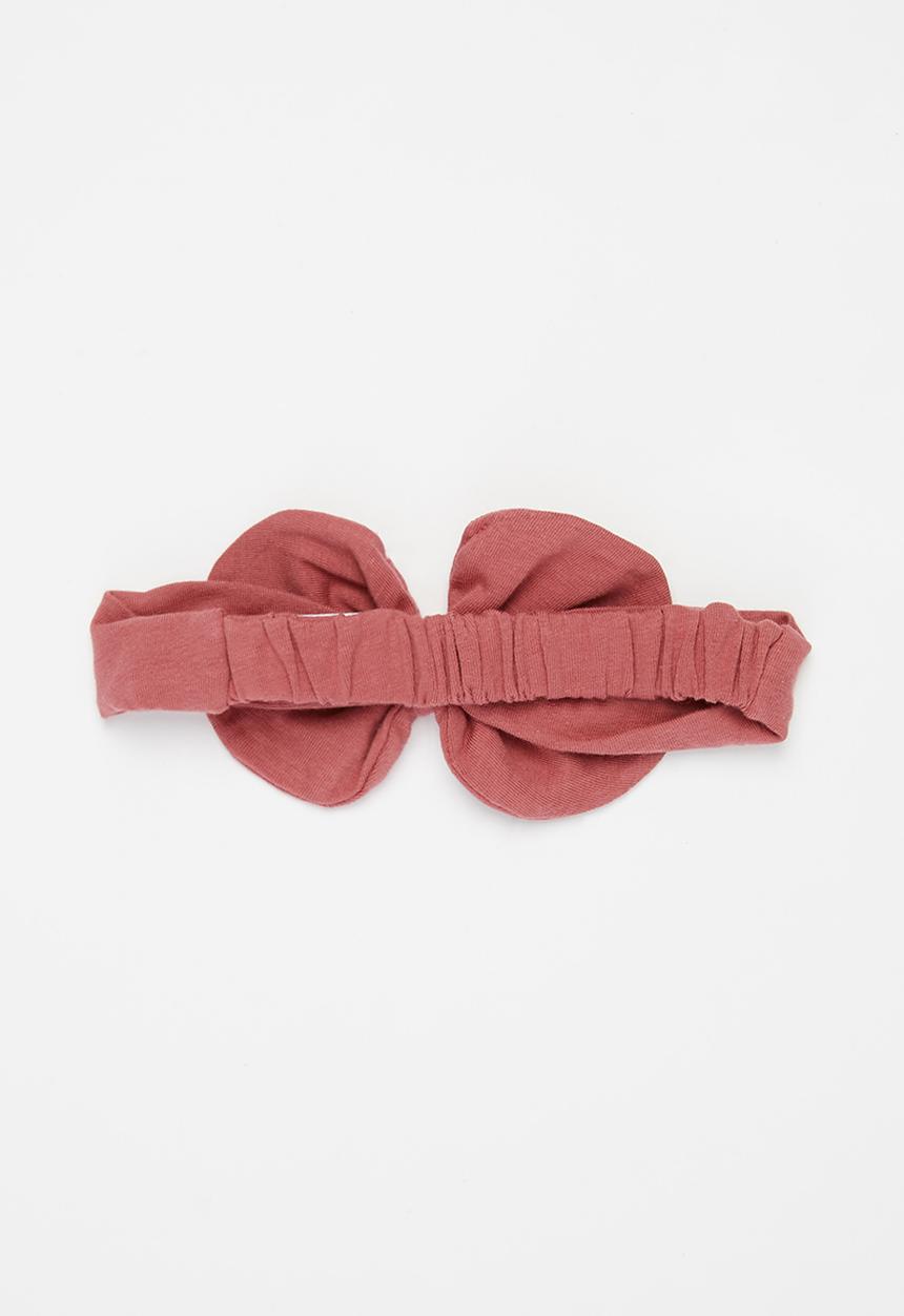 Baby Star - Baby star headband with bow - dusty pink