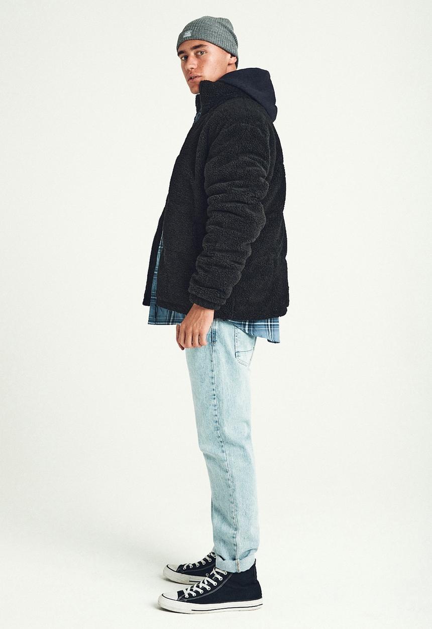 Cotton On - Teddy puffer - black