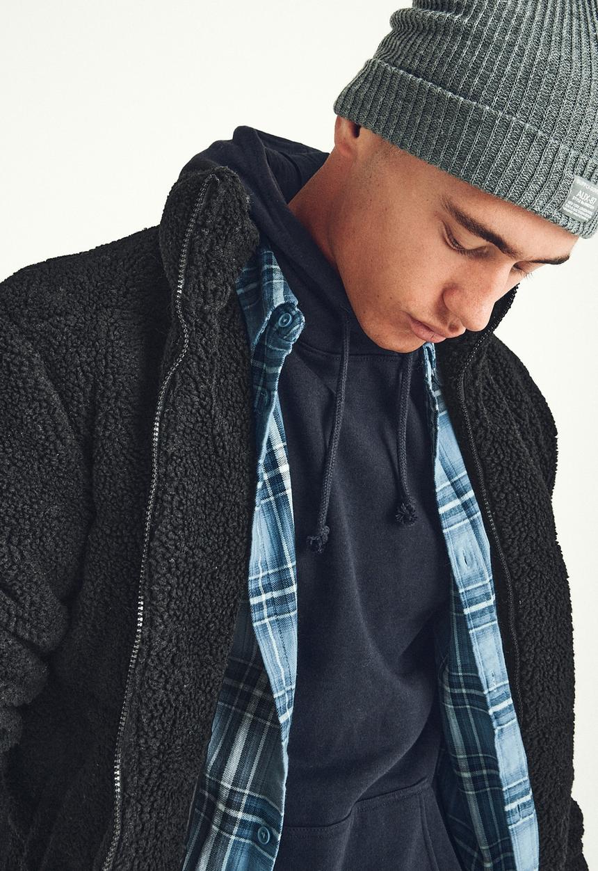 Cotton On - Teddy puffer - black