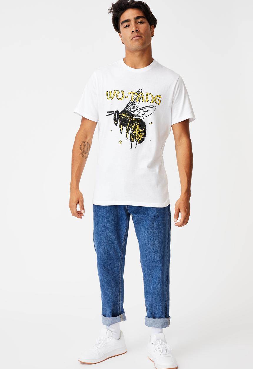 Cotton On - Tbar collab music t-shirt - white