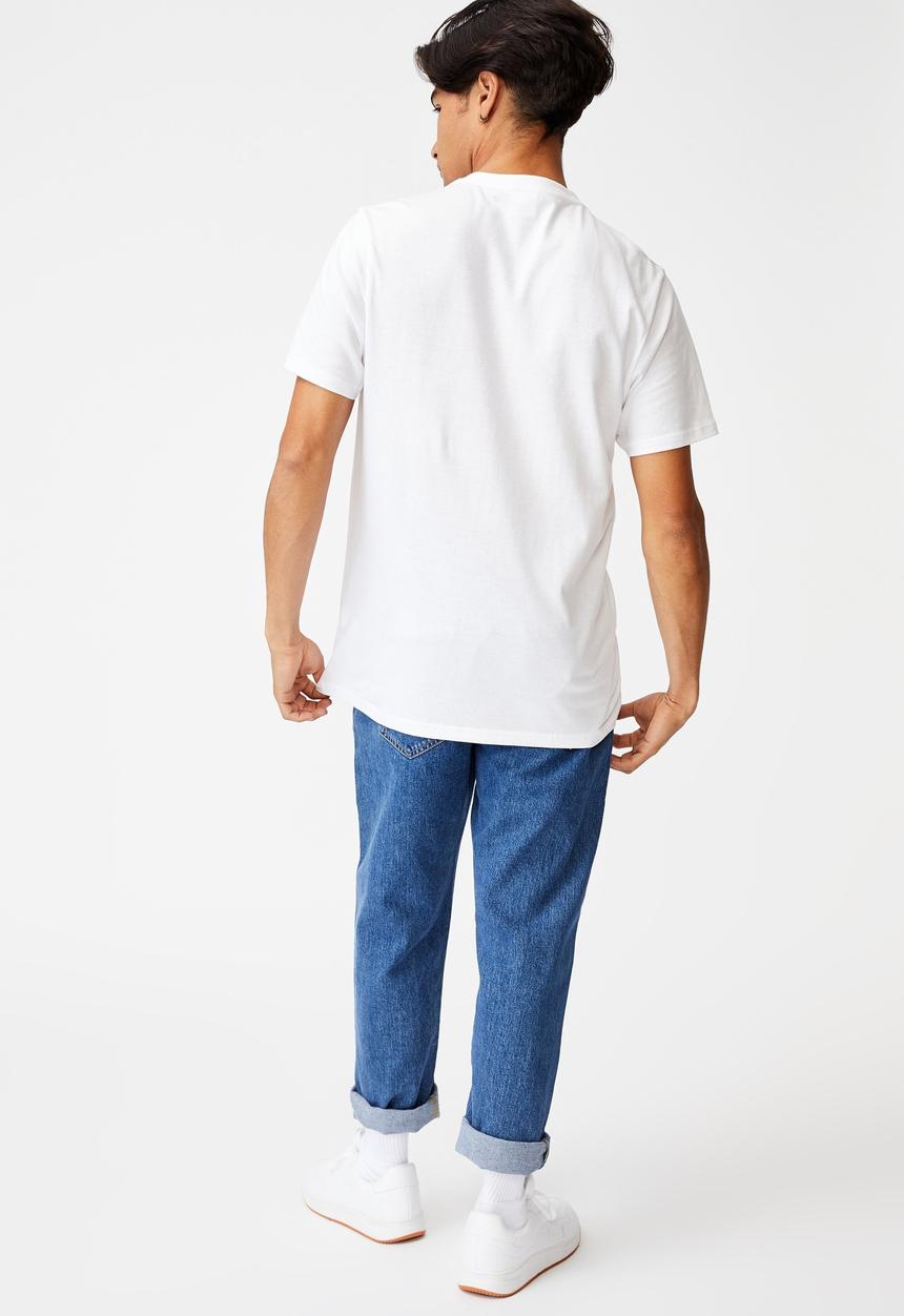 Cotton On - Tbar collab music t-shirt - white