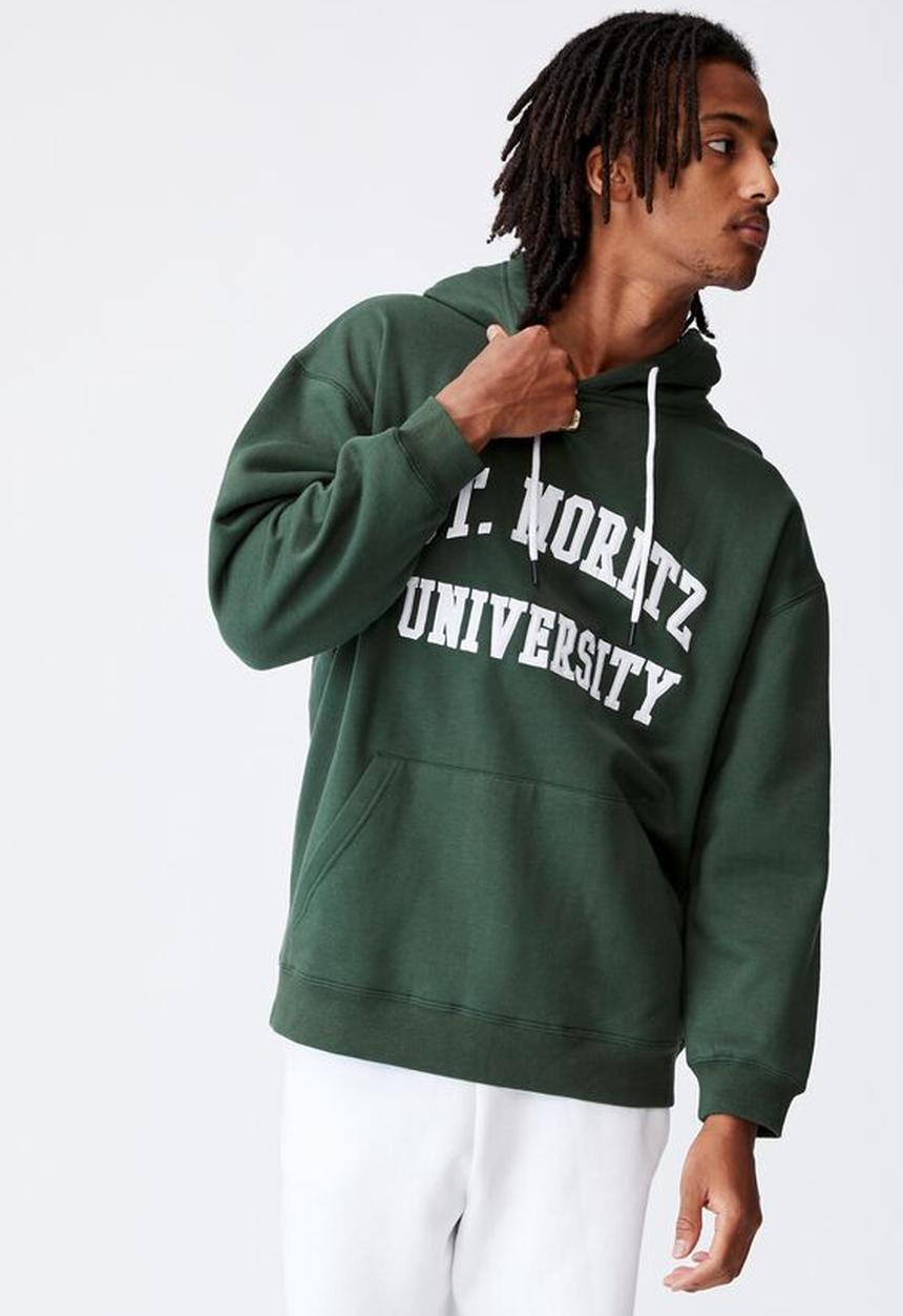 Factorie - Elite oversized hoodie - green 